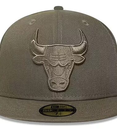 New Era Gorra Chicago Bulls Olive Black Nba 59fifty Cerrada